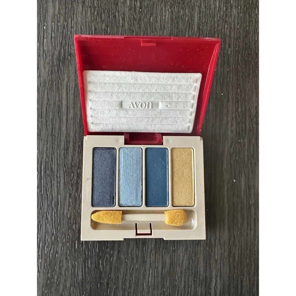 Vintage 1988 Avon Silk‎ Finish Eyeshadow Quad x3. New. 40348 | 40488 | 40548